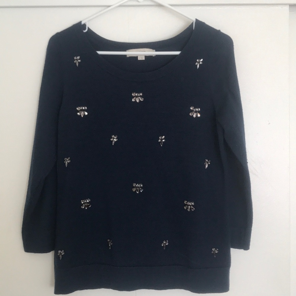 LOFT embellished top